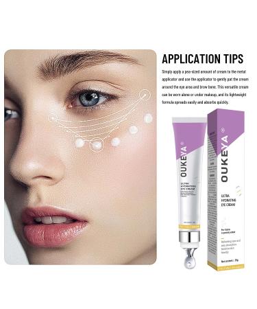 OUKEYA Dark Circle & Puffiness Eye Cream with Caffeine, Vitamin E, Argireline & Pro-Xylane - Anti-Aging Line Smoothing Treatment (0.5Fl Oz) - Buy Online on GoSupps.com