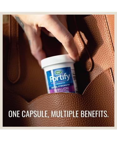 Nature's Way Fortify Women's Probiotic 50 Billion - 10 Strains for Digestive & Immune Health - 30 Capsules - Buy Online on GoSupps.com