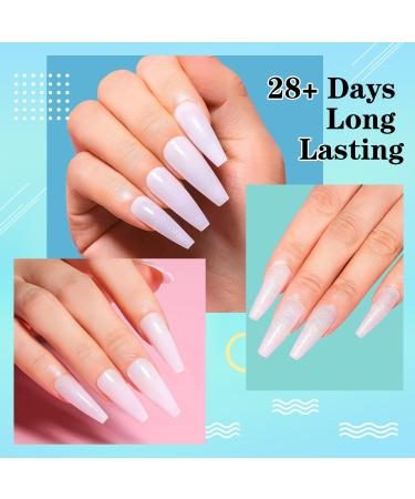 AIMEILI Builder Nail Gel Kit - 6 Colours 15ml | Nail Extension Gel Polish Set for UV LED Nail Enhancement | Acrylic Builder Gel Kit for Nail Art - Gifts Set Included - Buy Online on GoSupps.com