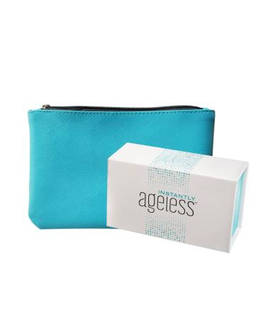 Jeunesse Instantly Ageless 25 Vials w/FREE Quest Skincare Makeup Bag | Instantly Ageless 25 Vial Box Set with FREE FULL SIZE Quest Skincare Makeup Bag