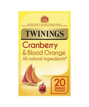 Twinings Canneberges et Orange Sanguine 20 Sachets de Th