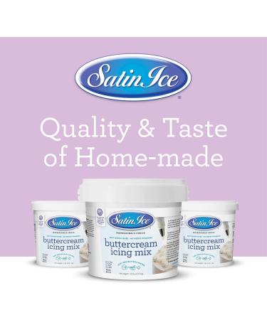 Satin Ice Buttercream Icing Mix 91 Kilograms 0.91 kg (Pack of 1) - Buy Online on GoSupps.com