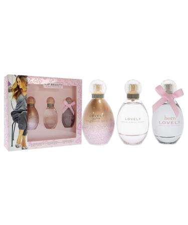 Sarah Jessica Parker Lovely Set 1.7oz Lovely EDP Spray 1.7oz Born Lovely EDP Spray 1.7oz Lovely You EDP Spray Women 3 Pc Gift Set - Buy Online on GoSupps.com
