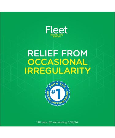 Fleet Laxative Tablets | Overnight Constipation Relief | Oral Stimulant | 25 Count Stool Softener - Buy Online - Buy Online on GoSupps.com