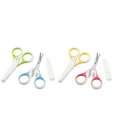 NUK safety children's scissors with rounded tips and protective cap colour not freely selectable