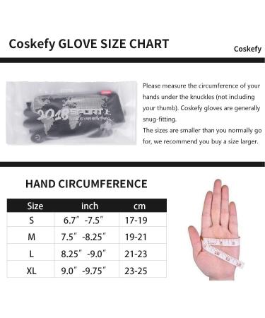 Coskefy Winter Ski Gloves for Men & Women - Waterproof Touchscreen Windproof Thinsulate - Ideal for Skiing Snowboarding Running Hiking Cycling Motorcycle - Black M - Buy Online on GoSupps.com