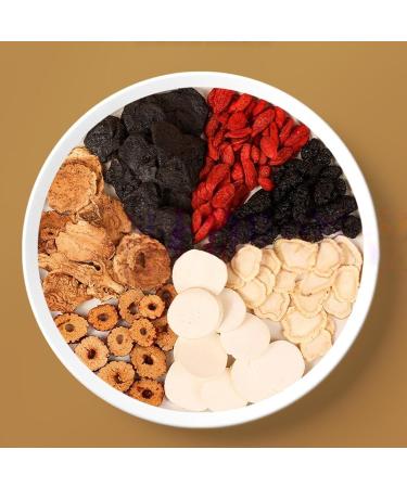 Ginseng Six Treasure Tea Chinese Tea for Daily Wellness Mulberry Goji Berry Red Date | 25 Tea Bags for Men & Women (2 Pack) - Buy Online on GoSupps.com