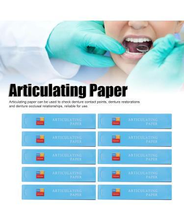 Buy Bite Articulation Paper - Professional Dental Articulating Paper (10 Copies) for Hospitals | High Quality & International Shipping - Buy Online on GoSupps.com