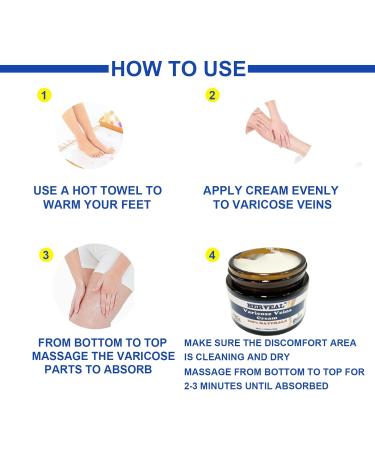 Effective Varicose Veins Cream for Legs | Relieve Spider Veins & Improve Blood Circulation | 1 Pack - Buy Online on GoSupps.com