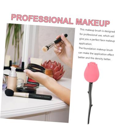 POPETPOP Rose Foundation Brush Buffing Brush Loose Powder Brush Makeup Brush Foundation Blending Brush Makeup Applicators Make up Kit Beauty Supply Cosmetics Mix Pbt Nylon Wool - Buy Online on GoSupps.com