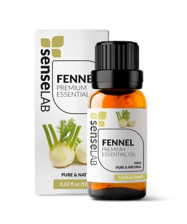 SenseLAB Fennel Essential Oil - 100% Pure Extract Fennel Oil Therapeutic Grade for Diffuser and Humidifier - Focus and Productivity Oil - Hair and Skin Care Oil (10 ml) Fennel 10ml