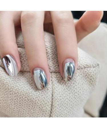 Metallic Painting Gel for Nails Metallic Painting Gel Chrome Nail Polish Chrome Gel Nail Polish Reflective Gel Polish Silver Nail Polish Gel Nail Polish Fire Bin for Garden Incinerator - Buy Online on GoSupps.com