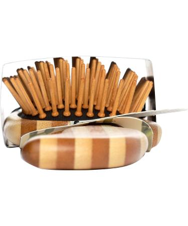 Bass Brushes | Eco-Friendly Bamboo Pin & Handle Hair Brush | The Green Brush - Buy Online on GoSupps.com