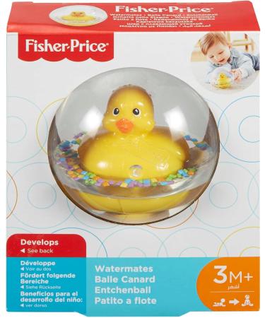 Fisher-Price Watermates Duck Ball - Fun Crawling Toy for Babies 3-6 Months | Confetti Baby Game Ball | Toddler's Toy 75676 - Buy Online on GoSupps.com