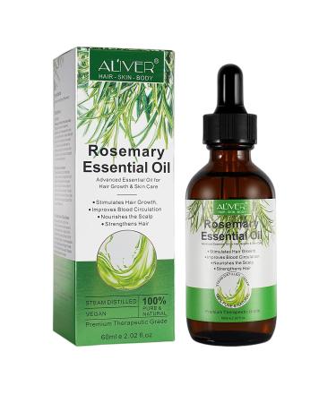 Rosemary Oil for Hair Growth  Rosemary Essential Oil  Natural for Skin & Hair Care  Hair Strengthening Oil for Fuller Healthier Hair  Hair Thickening Products
