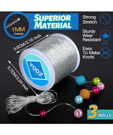 YGDZ 1mm Elastic Bracelet String - 100m Roll for Jewelry Making - Buy Online on GoSupps.com