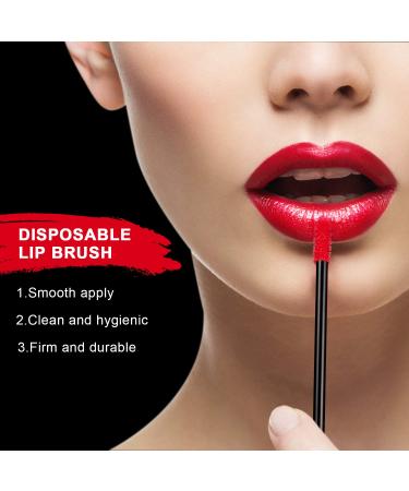 300pcs Disposable Lip Brushes - Makeup Tool Kits for Lip Gloss Applicators in Black (Pack of 300) - Buy Online on GoSupps.com