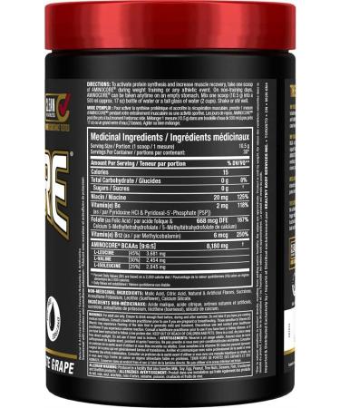 ALLMAX Nutrition Aminocore Bcaa - 8g Bcaas - 100% Pure Branch Chained Amino Acids - Gluten Free 315 gram White Grape White Grape 30 Servings (Pack of 1) 8g Bcaas - Buy Online on GoSupps.com