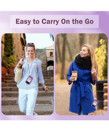 Silicone Case for Freestyle Libre 14-Day Reader | Protective Cover with Strap - Black & Purple - Buy Online on GoSupps.com