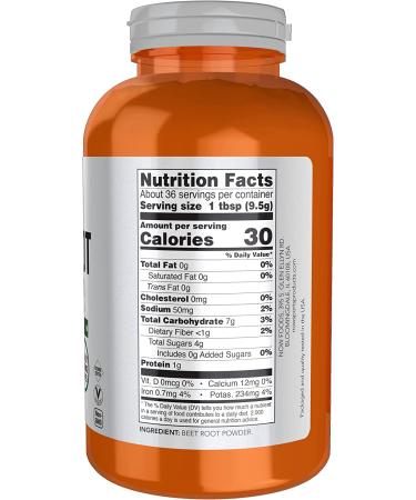 Now Foods Sports Beet Root Powder 12 oz - Boost Energy & Performance - Buy Online on GoSupps.com