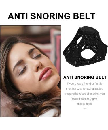 Adjustable Anti-Snoring Chin Strap for Men and Women - Stop Snoring and Improve Sleep Quality - Breathable and Adjustable Design - Black - Buy Online on GoSupps.com