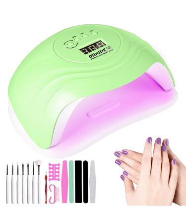 Didude 168W LED UV lamp nail dryer UV for nails Professional nail lamp with 4 timer and smart sensor LCD display UV lamp nail lamp Suitable all gel at home salon caise