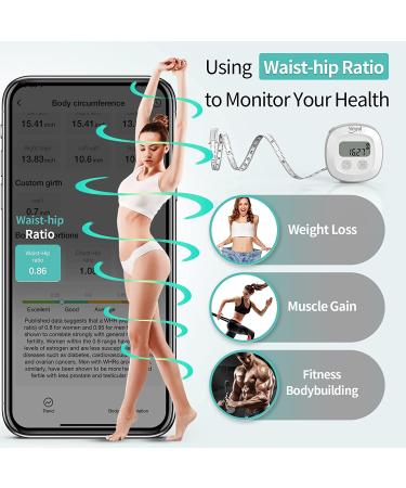 Slimpal Body Tape Measure Tool for Monitoring FatDigital Smart