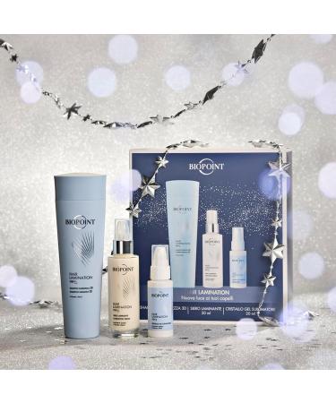  BIOPOINT BIOPOINT - Hair Lamination Kit for shiny and repaired hair contains shine shampoo 200ml + laminating serum 50ml + sublimating crystal gel 20ml - Buy Online on GoSupps.com