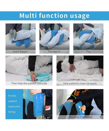 Multifunctional Bed Rest Patient Rotator | PU Leather Waterproof Rotary Aid for Seniors & Rehabilitation - Buy Online on GoSupps.com