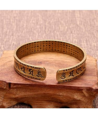 Hand Forged 100% Copper Tibetan Bracelet | Engraved Adjustable Cuff Bangle | Perfect Gift Boxed International Shipping - Buy Online on GoSupps.com