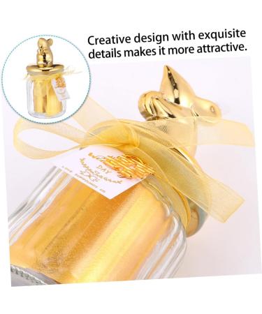 OUNONA 1pc Box Glass Candy Box Glass Storage Can Ceramic Candy Jar Sealed Container Glass Jars Sealed Candy Jar Sweets Jar Treat Canister Glass Candy Jar Storage Bottle Gilded Gift Bottle - Buy Online on GoSupps.com