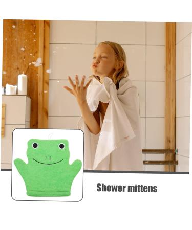 Buy Cute Exfoliating Bath Towel & Mittens - Soft Bathing Gloves for Skin Scrubbing & Back Rub | International Shipping Available - Buy Online on GoSupps.com