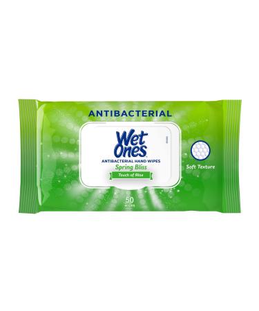 Wet Ones Antibacterial Hand Wipes, Spring Bliss, 50ct.