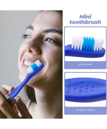 Minkissy 10-Pack Soft Prison Toothbrushes - Travel-Friendly Wear-Resistant Mini Brushes for Gentle Cleaning - Buy Online on GoSupps.com