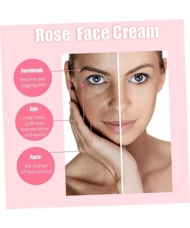 1 PC Rose Essence Cream Neck Cream Moisturizer Face Cream Rejuvenating Cream Moisturizer Night Cream Face Moisturizer Face Care Cream Face Anti-aging Cream Forehead Cream PLAFOPE - Buy Online on GoSupps.com