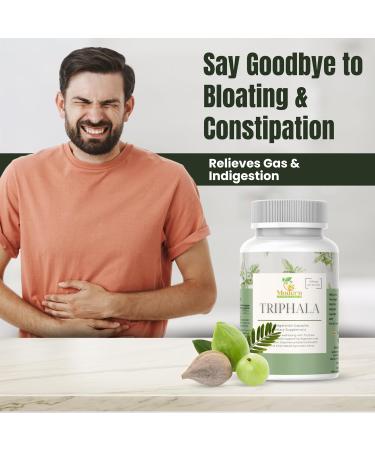 Modern Ayurvedic Centre Triphala Capsules 120 for Digestive Support, Immune Boost & Antioxidant Benefits 100% Herbal Blend of Amla, Haritaki & Bibhitaki Promotes Gut Health (120 Capsule) - Buy Online on GoSupps.com