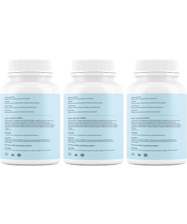 Mars Surgemax Natural Capsules with Shilajit & Safed Musli | Supports Energy Strength & Immunity | for Active Lifestyle | 180 Capsules | Pack of 3 - Buy Online on GoSupps.com