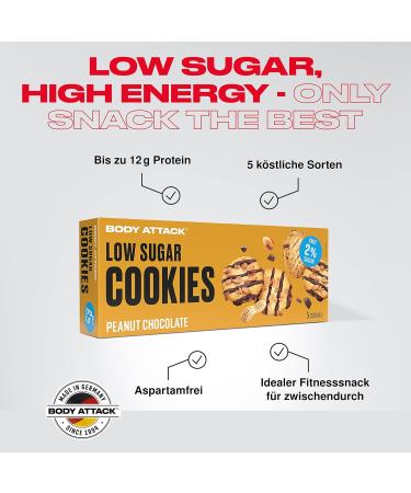 Low Carb Cookies - 6 x 20g - Buy Online on GoSupps.com