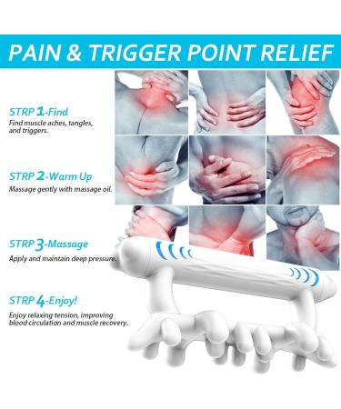 Fascia Massager: Natural Myofascial Relaxation & Tension Relief for Neck Shoulders & Calves - International Shipping Available - Buy Online on GoSupps.com