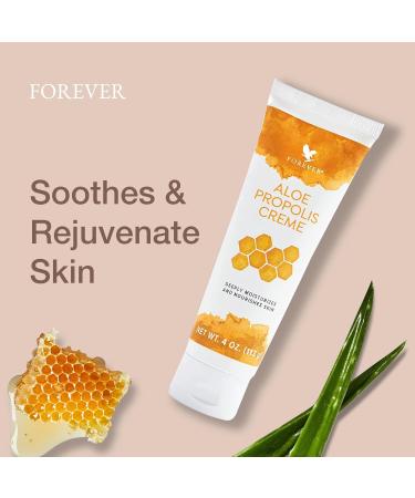 Forever Living - Aloe Propolis Creme Skin Nourishment with Aloe Vera and Bee Propolis Moisturizing Cream with Vitamins A E C 4 oz 4 Ounce (Pack of 1) - Buy Online on GoSupps.com