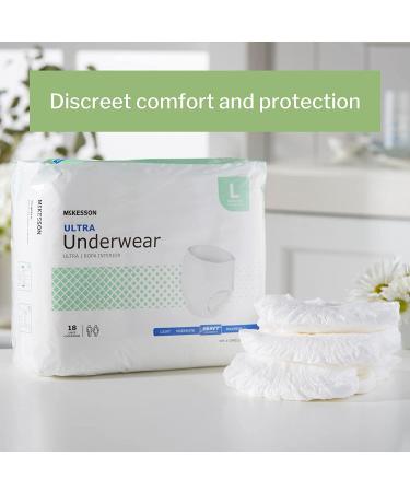 McKesson Ultra Underwear Incontinence Heavy Absorbency Large 72 Count - Buy Online on GoSupps.com