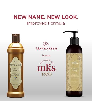 MKS Eco Color Care Shampoo - Sunflower Scent | Protect & Prolong Color | Vegan & Cruelty Free | With Argan & Hemp Oil - 10 fl oz - Buy Online on GoSupps.com