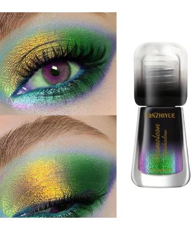 Color Shift Eyeshadow | Metal Colors Shift Liquid Shimmer Eyeshadow - Eye Makeup Supplies Highly Pigmented Christmas Halloween Makeup for Girls Women Females 02# - Buy Online on GoSupps.com