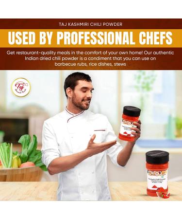 Taj Kashmiri Chilli Powder - Mild Hot - 3oz (85g) - Buy Online on GoSupps.com