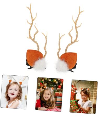 Beaupretty 3 Pairs Christmas Glow Barrette Christmas Hair Pins Branch Hairpin Xmas Hair Clips Antlers Antler Hair Clips Photography Hair Clips Deer Hair Pin Christmas Socks Resin Elk - Buy Online on GoSupps.com