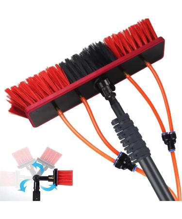 Water Fed Pole Kit Window Cleaning Pole Water Fed Telescopic Brush/Extendable Cleaner Conservatory Roof Suitable for Car Indoor Outdoor High Windows (5.4m/18ft 55cm)
