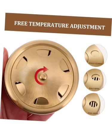 Traditional Moxibustion Box - Copper Moxa Burner & Massage Tool for Pain Relief | Healeved 1 Piece Portable 8x8x3.5cm - Buy Online on GoSupps.com
