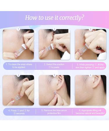 Face Lift Tape 100pcs - Invisible Makeup Neck & Eye Lift Bands for Instant Facelift - Secret Lift Face Lifter Tape for Jowls & Double Chin - Waterproof & Easy to Use - Buy Online on GoSupps.com