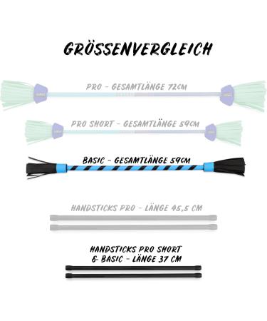 Buy Diabolo Leisure Sport Flowerstick Basic (Turquoise) - UV Reactive Beginner-Friendly with Glass Fiber Handplains - Ideal for Festivals Fast International Shipping - Buy Online on GoSupps.com