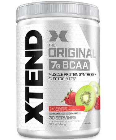 XTEND Original BCAA Powder Strawberry Kiwi Splash | Branched Chain Amino Acids Supplement | 7g BCAAs + Muscle Supplements | Electrolytes for Recovery | Amino Energy Post-Workout | 30 Servings Strawberry Kiwi Splash 30 Servings (Pack of 1)